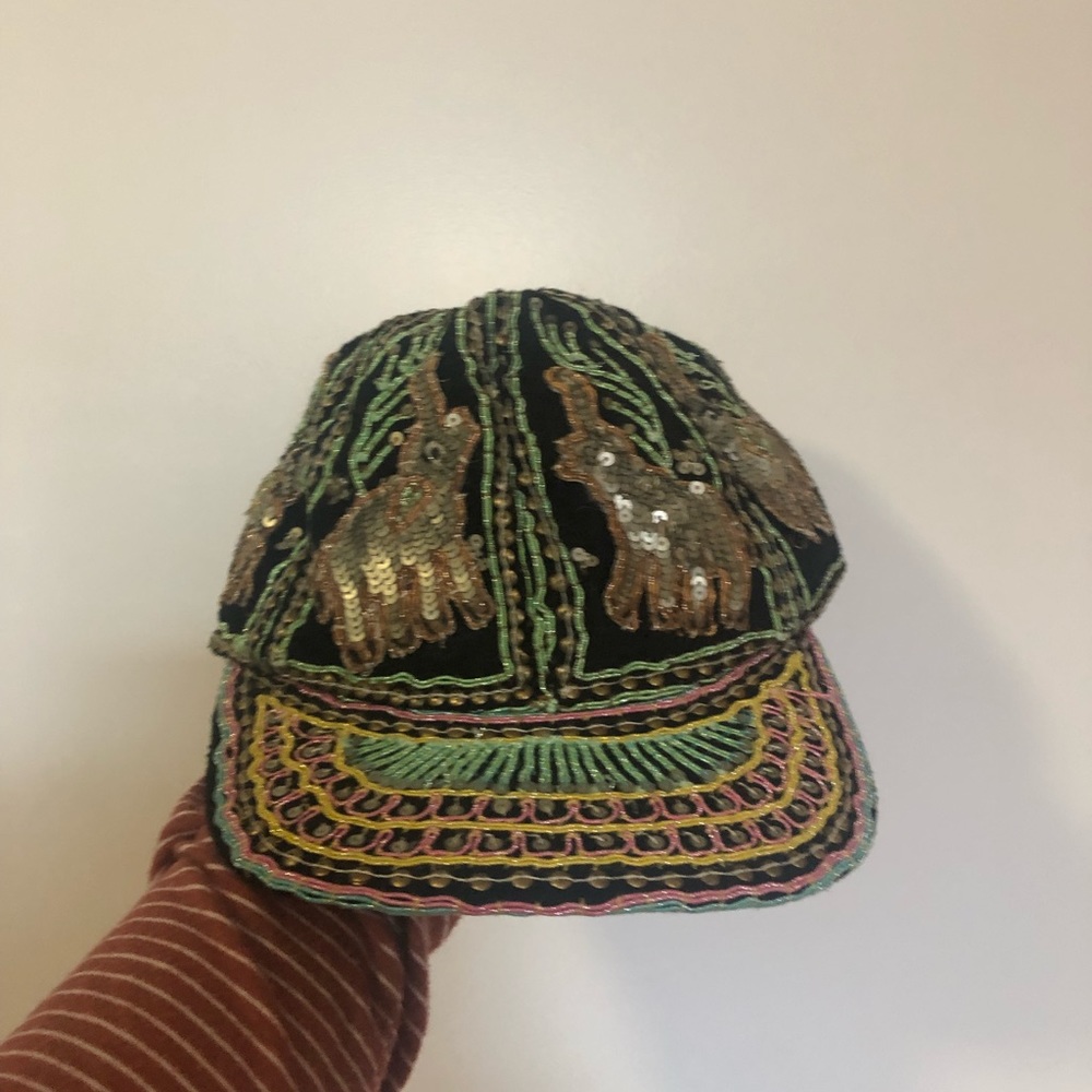 Sequins embroidered hat from urban outfitters